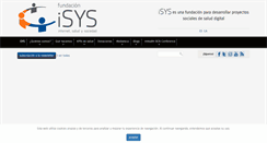 Desktop Screenshot of fundacionisys.org